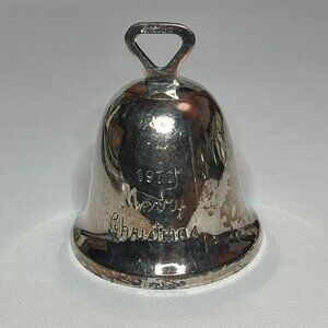 Bridalane Silver Christmas Bell 1976 5 Golden Rings